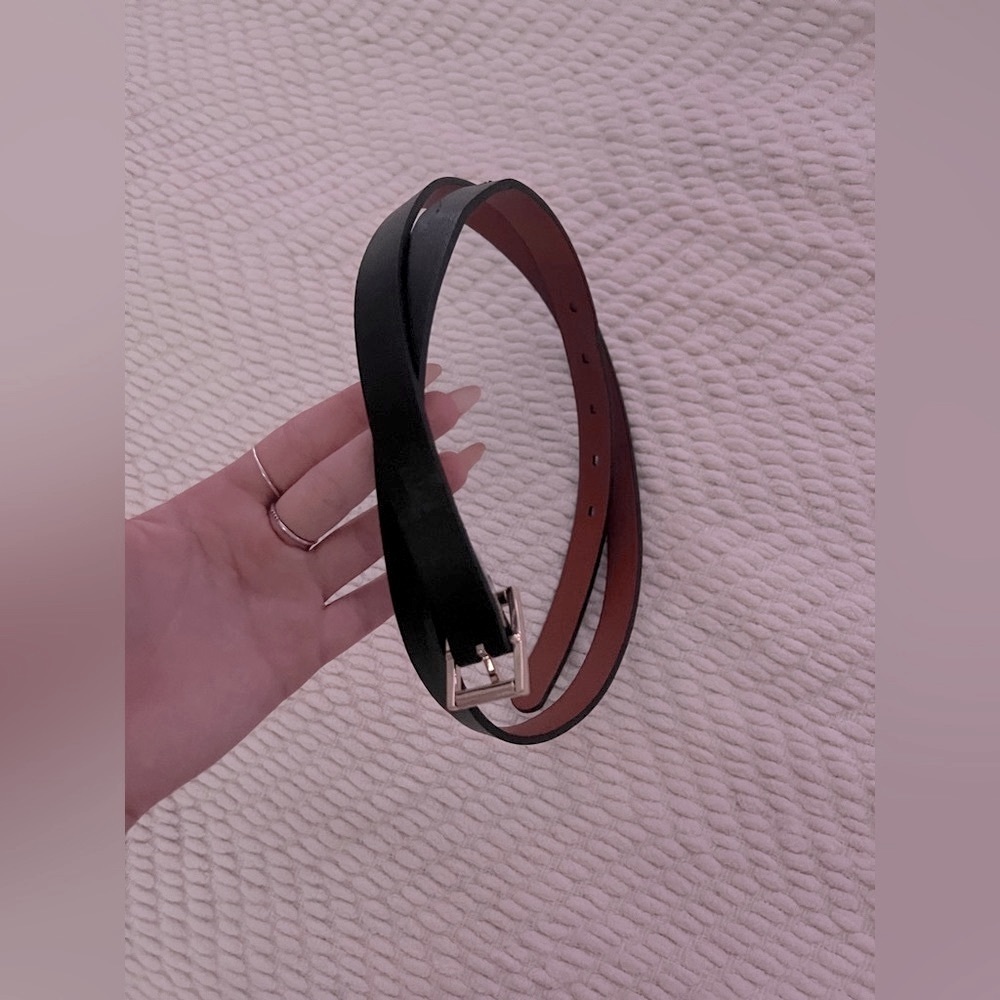 Simple black and brown belt